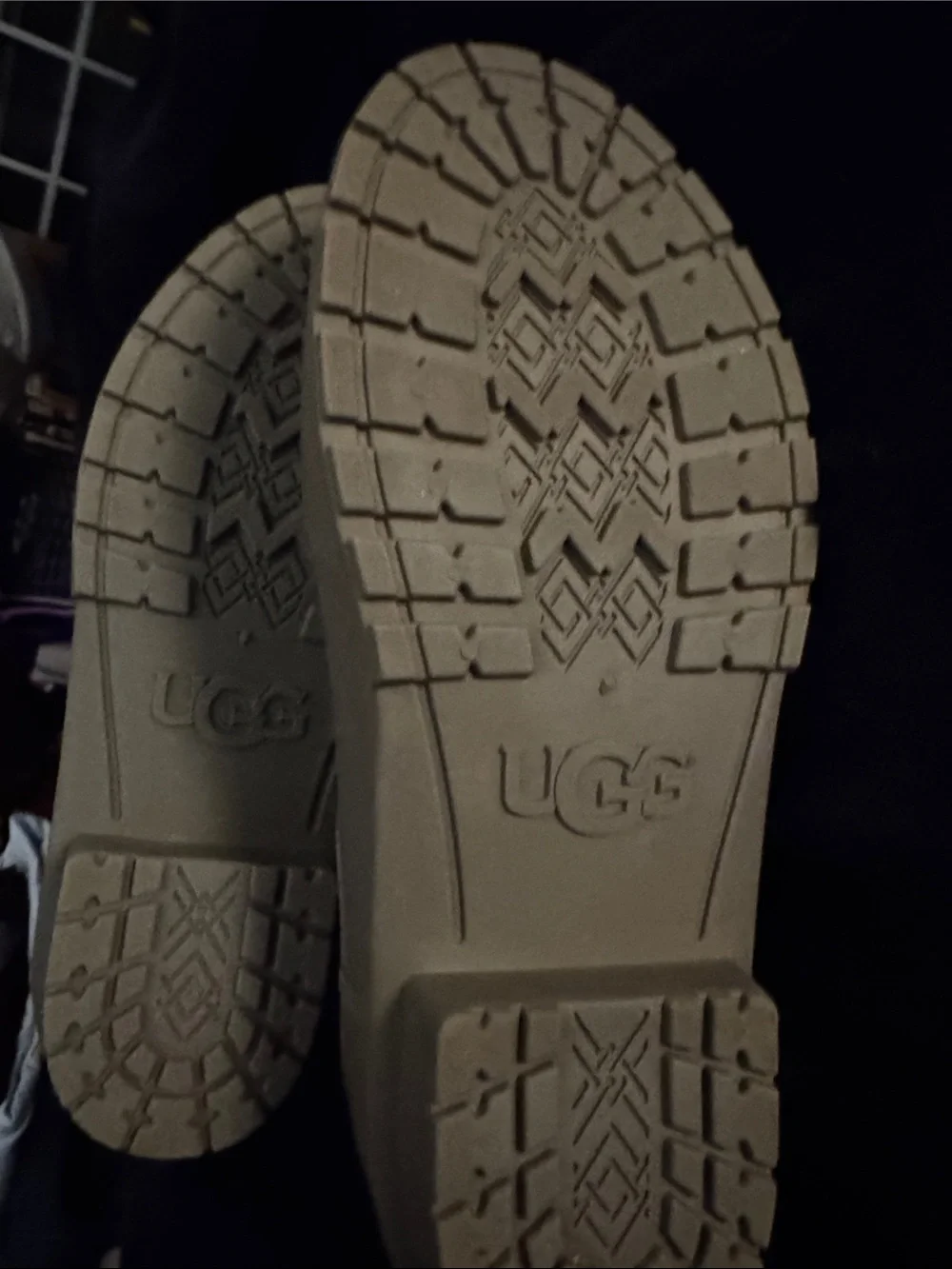 Grey UGG Chelsea Rain Boots Sz 10